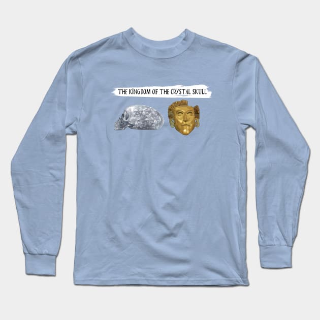 Crystal Skull Artifacts Long Sleeve T-Shirt by Buff Geeks Art